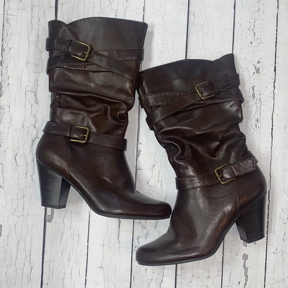 Apt. 9 Shoes - Brown Heel Boots